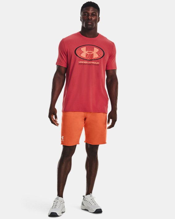Men's UA Multi-Color Lockertag Short Sleeve, Red, pdpMainDesktop image number 2